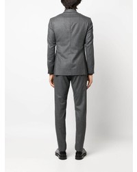 Мужской темно-серый пиджак в вертикальную полоску от D4.0