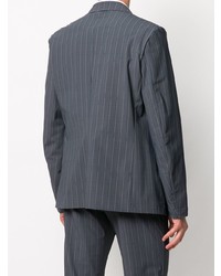 Мужской темно-серый пиджак в вертикальную полоску от Hydrogen