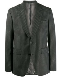 Мужской темно-серый пиджак в вертикальную полоску от Reveres 1949