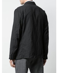 Мужской темно-серый пиджак в вертикальную полоску от Engineered Garments