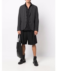 Мужской темно-серый пиджак в вертикальную полоску от Transit