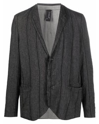 Мужской темно-серый пиджак в вертикальную полоску от Transit