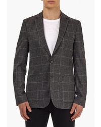 Мужской темно-серый пиджак в клетку от Burton Menswear London