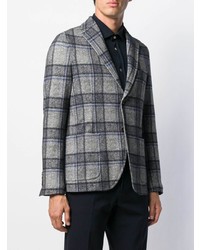 Мужской темно-серый пиджак в клетку от Circolo 1901