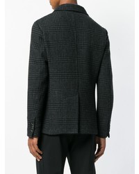 Мужской темно-серый пиджак в клетку от Barena