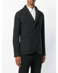 Мужской темно-серый пиджак в клетку от Barena