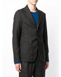 Мужской темно-серый пиджак в клетку от Barena