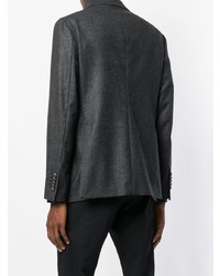 Мужской темно-серый пиджак в клетку от Tagliatore