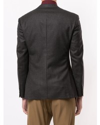 Мужской темно-серый пиджак в мелкую клетку от Kent & Curwen