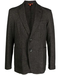 Мужской темно-серый пиджак в шотландскую клетку от Barena
