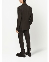 Мужской темно-серый пиджак в шотландскую клетку от Dolce & Gabbana