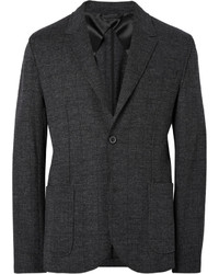 Мужской темно-серый пиджак в шотландскую клетку от Lanvin