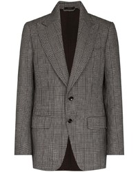 Мужской темно-серый пиджак в шотландскую клетку от Tom Ford