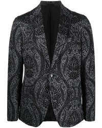 Мужской темно-серый пиджак с "огурцами" от Etro