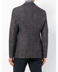 Мужской темно-серый пиджак с "огурцами" от Etro