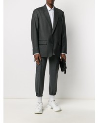 Мужской темно-серый пиджак с принтом от Valentino