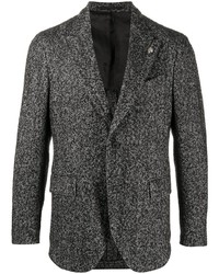Мужской темно-серый пиджак с узором "в ёлочку" от Gabriele Pasini