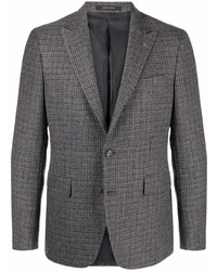 Мужской темно-серый пиджак с узором "гусиные лапки" от Tagliatore