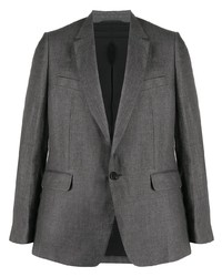 Мужской темно-серый пиджак от Ann Demeulemeester
