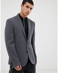 Мужской темно-серый пиджак от ASOS DESIGN