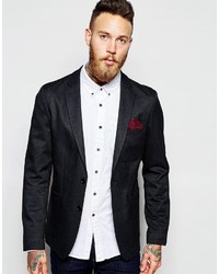 Мужской темно-серый пиджак от Asos