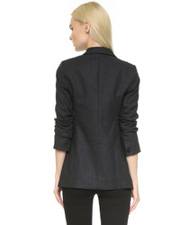 Женский темно-серый пиджак