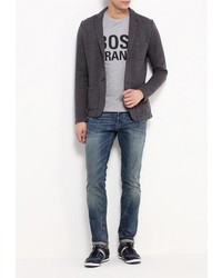 Мужской темно-серый пиджак от Boss Orange