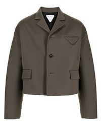 Мужской темно-серый пиджак от Bottega Veneta