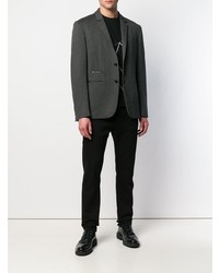 Мужской темно-серый пиджак от Philipp Plein