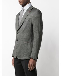 Мужской темно-серый пиджак от Isaia