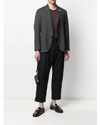 Мужской темно-серый пиджак от Lardini