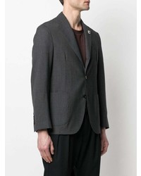 Мужской темно-серый пиджак от Lardini