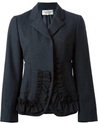 Женский темно-серый пиджак от Comme des Garcons