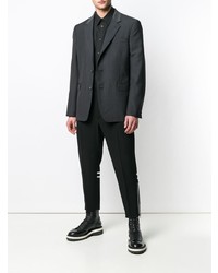 Мужской темно-серый пиджак от Alexander McQueen