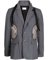 Мужской темно-серый пиджак от Craig Green