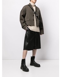 Мужской темно-серый пиджак от Bottega Veneta