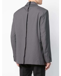 Мужской темно-серый пиджак от Yang Li