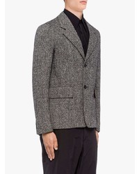 Мужской темно-серый пиджак от Prada