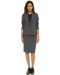 Женский темно-серый пиджак от Theory