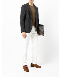 Мужской темно-серый пиджак от Corneliani