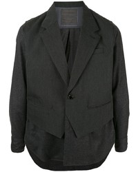 Мужской темно-серый пиджак от Fumito Ganryu