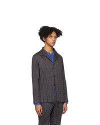 Мужской темно-серый пиджак от Issey Miyake Men