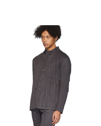 Мужской темно-серый пиджак от Issey Miyake Men