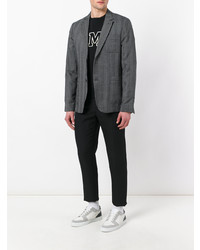 Мужской темно-серый пиджак от AMI Alexandre Mattiussi