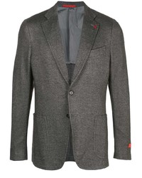 Мужской темно-серый пиджак от Isaia