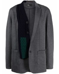 Мужской темно-серый пиджак от Kolor