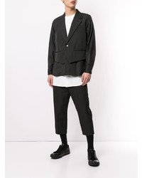 Мужской темно-серый пиджак от Fumito Ganryu