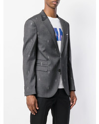 Мужской темно-серый пиджак от Neil Barrett