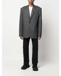 Мужской темно-серый пиджак от Balenciaga