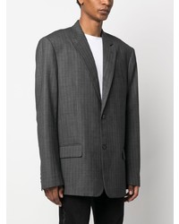 Мужской темно-серый пиджак от Balenciaga